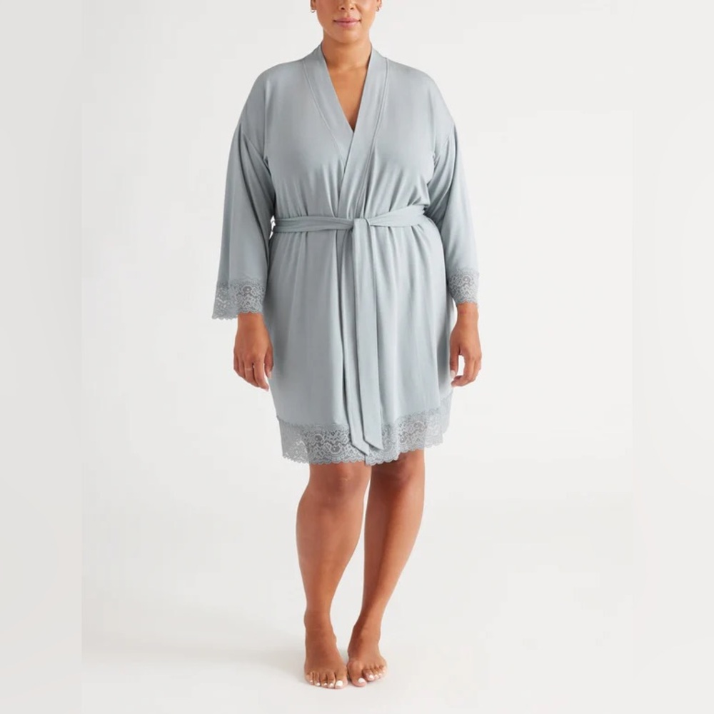 NWT Knix Modal Lace Trim Robe